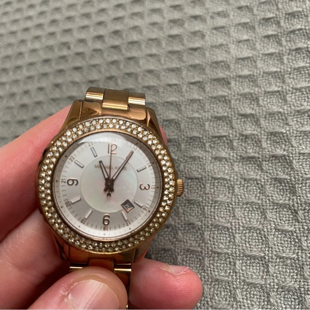 Michael‎ Kors Madison Watch Womens Rose Gold Tone Stainless Steel